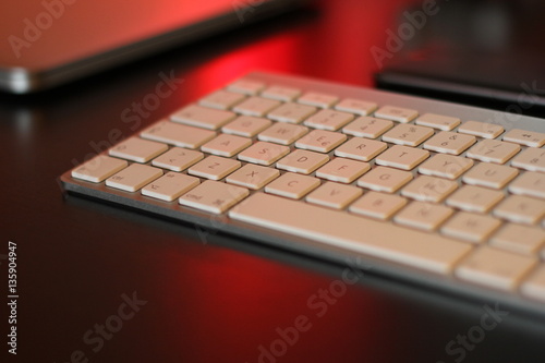 Dettaglio di una tastiera wireless 