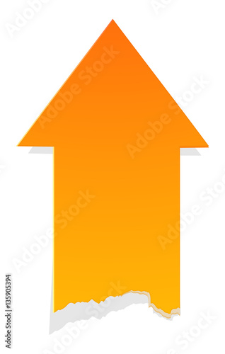 The blank up arrow