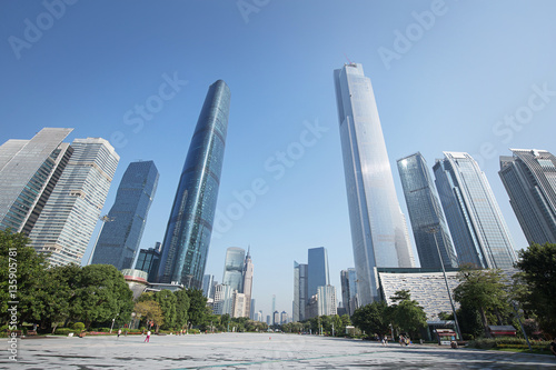 Canvas Print cityscape of guangzhou china