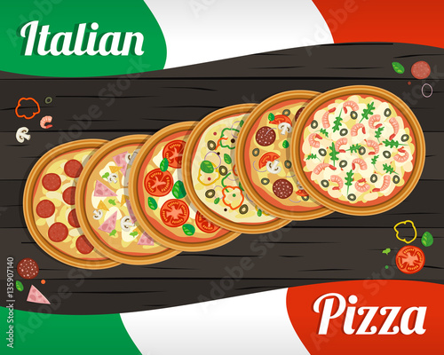 tasty italian pizza banner design