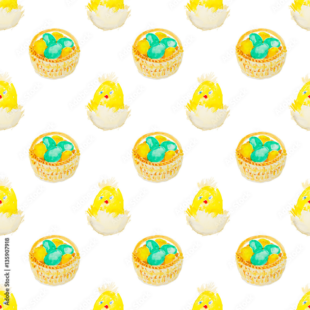 easter eggs in a basket pattern easter eggs in a basket pattern