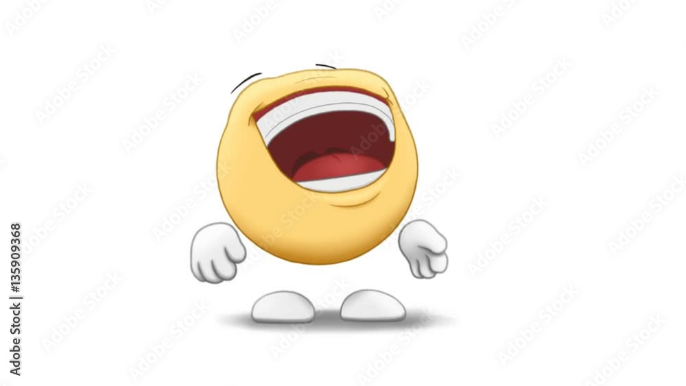 Emoticon laughing