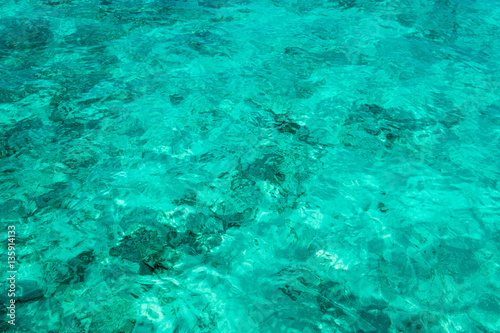 Water at Hanimaadhoo island  Maldives