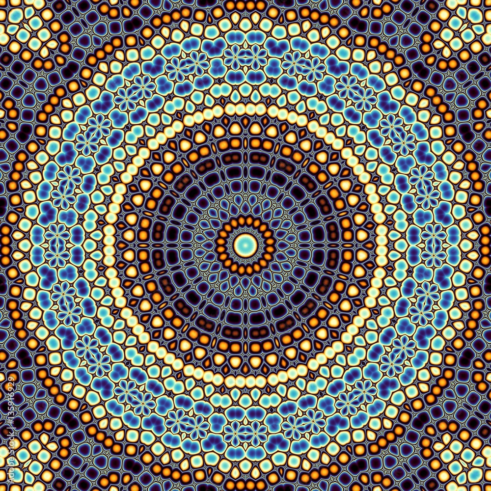 Abstract round pattern