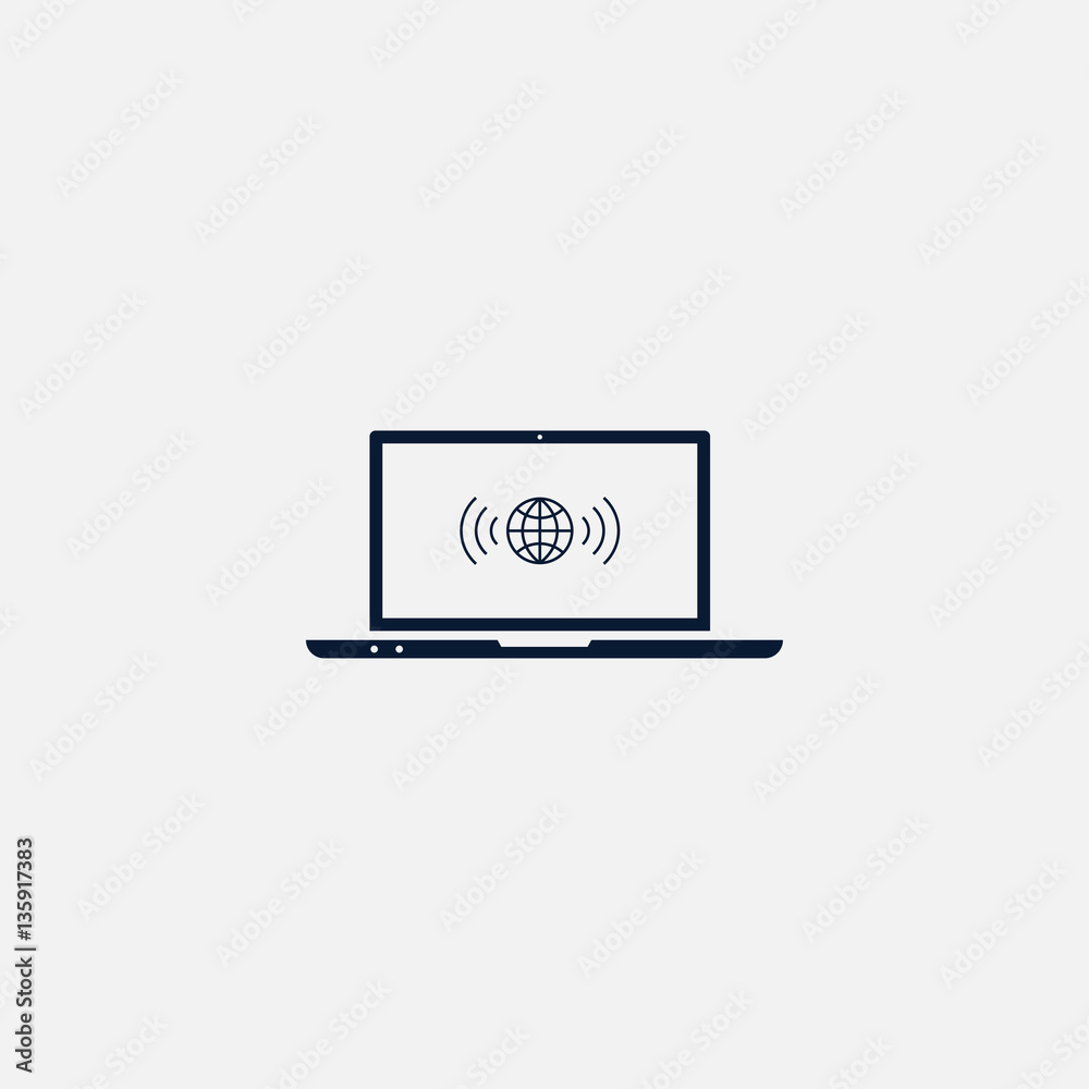 Wireless icon simple illustration Wireless icon simple illustration