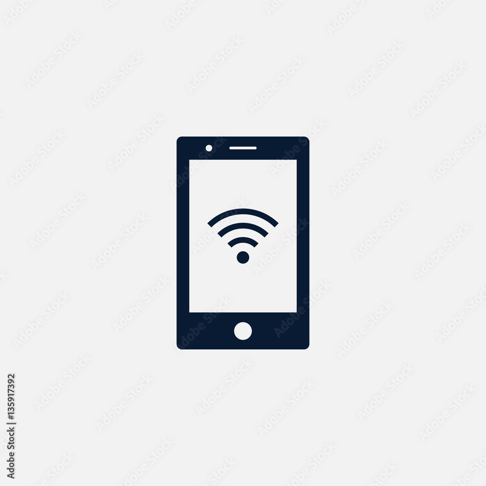 Wireless icon simple illustration Wireless icon simple illustration