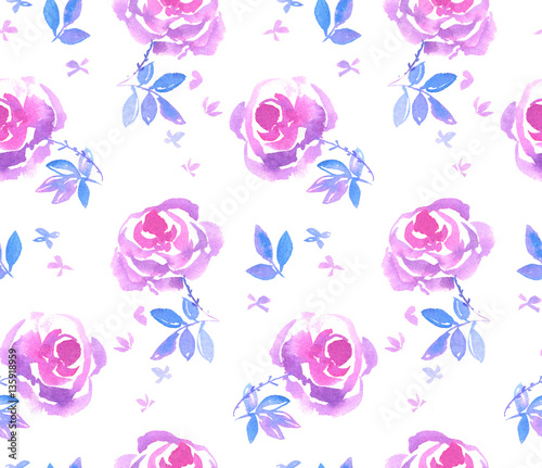 decorative pink rose flower...