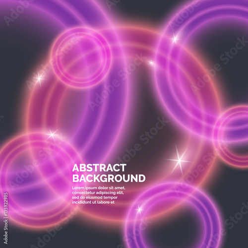 Neon abstract background.