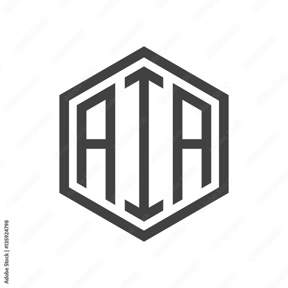 initial three letter logo hexagon black
initial three letter logo hexagon black