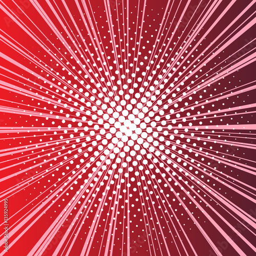 Creative pop art style background template.