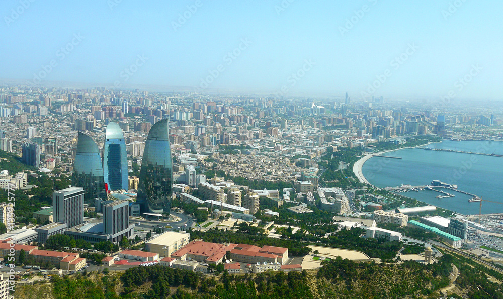 Fototapeta premium View to Baku