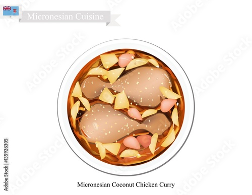 Coconut Chicken Curry, The Popular Dish of Micronesia