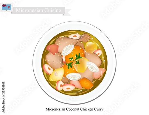 Coconut Chicken Curry, The Popular Dish of Micronesia