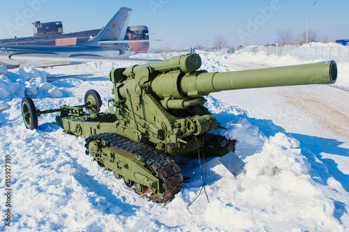 Fotografia Big gun artillery