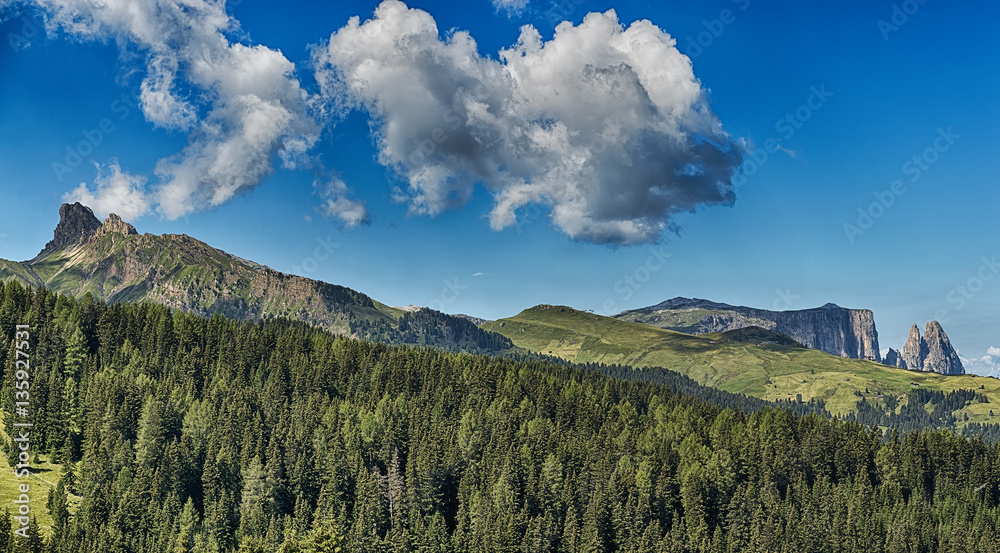Landscape of the italian Alps