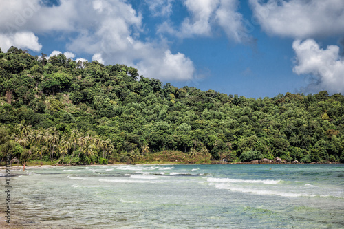 Phu Quoc island, Sao tropical beach in Vietnam.