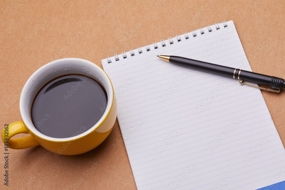 cup of coffee on the office table cup of coffee on the office table