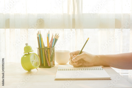 Writing on the book