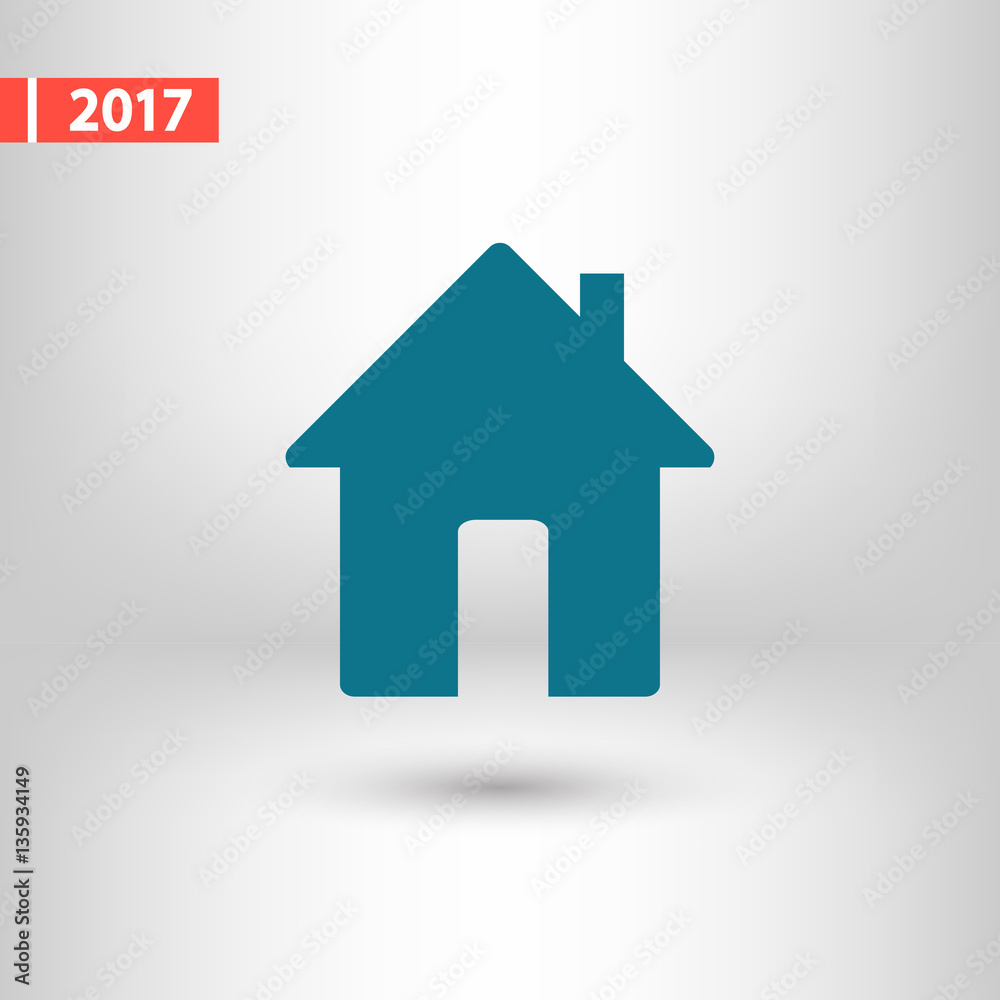 house icon, vector illustration. Flat design style house icon, vector illustration. Flat design style