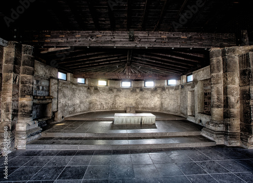 Inside the Porta Nigra at the german town of Trier