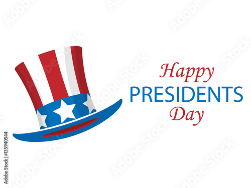 Presidents day poster. Vector illustration