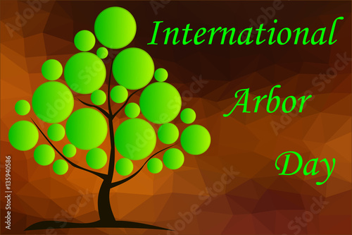 International Arbor Day  Natural background