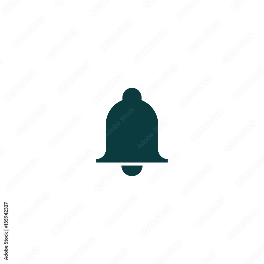 Notification Icon in trendy flat style isolated on white backgro Notification Icon in trendy flat style isolated on white backgro