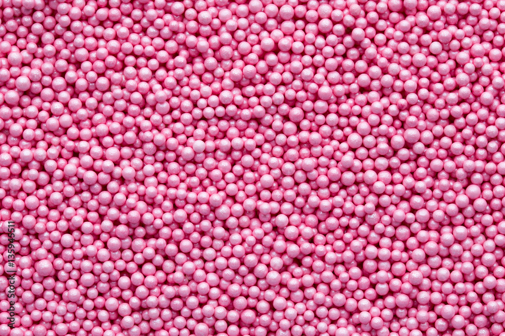 Obraz premium Multicoloured sweet sugar balls. Small ball pattern.