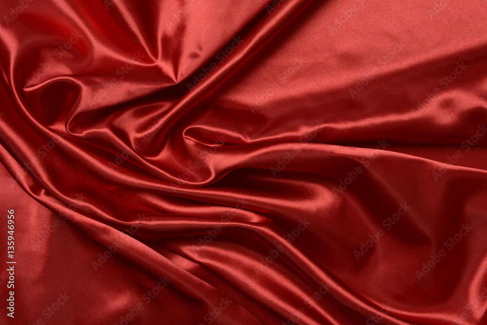 Efectos de luz en tela de color rojo Efectos de luz en tela de color rojo