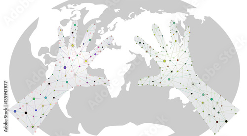 Molecular hands over the world
