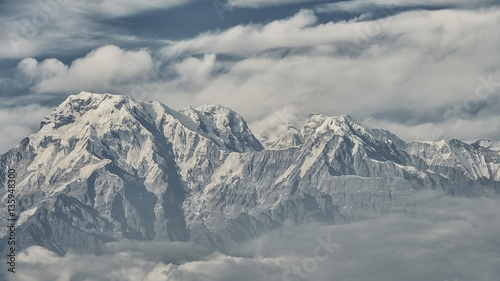 Annapurna massif in Nepal Himalayan © Stockbym