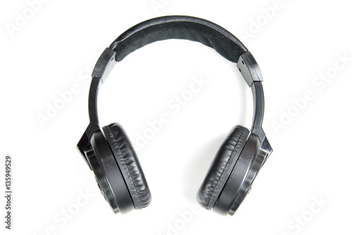Black headphone with black center