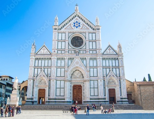 Fototapeta Basilica di Santa Croce, Firenze, Florence, Italy