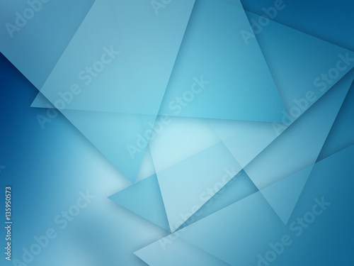 abstract blue background with triangles 