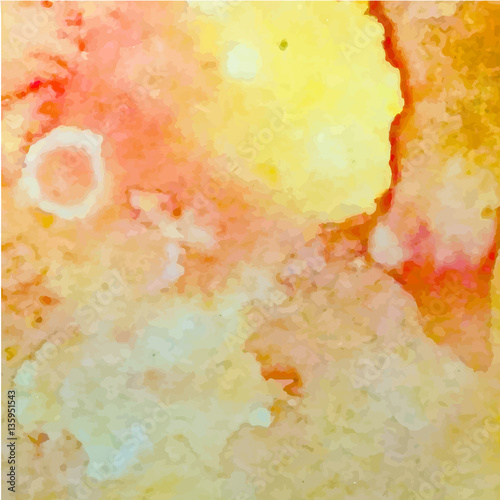 orange watercolor abstract texture, vector, illustration,