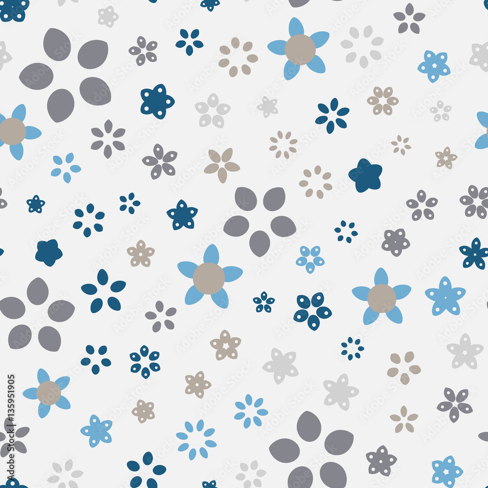 Fototapeta premium Seamless floral pattern