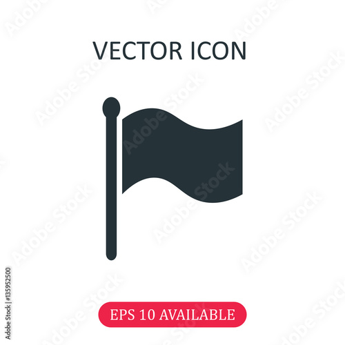 Flag icon vector