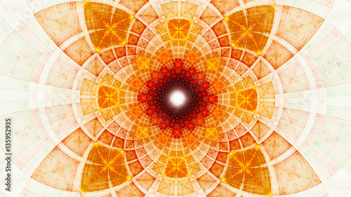 Geometric patterns. Colored figures. 3D surreal illustration. Sacred geometry. Mysterious psychedelic relaxation pattern. Fractal abstract texture. Digital artwork graphic astrology magic