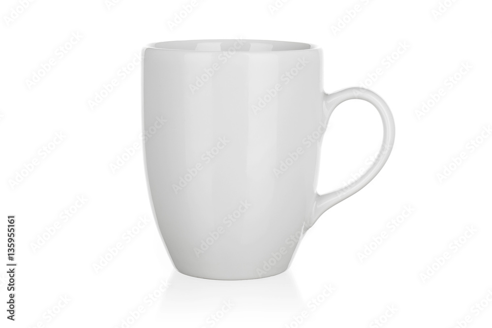 White mug isolated on white White mug isolated on white