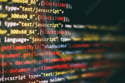 html web design code for developers and designers photo