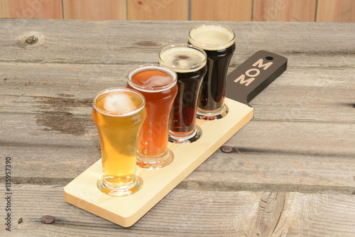 Beer flight gift idea for Mom