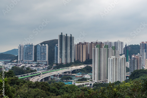  Residential district in Aberdeen and Ap Lei Chau of Hong Kong