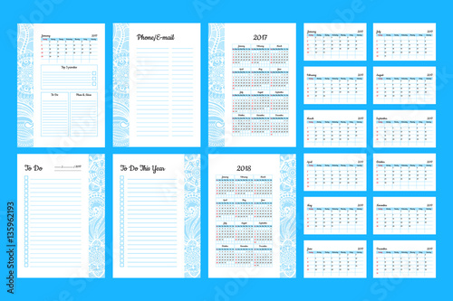 To do list Template 2017