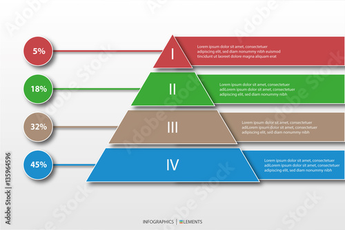 Infografik Template für Business Präsentationen