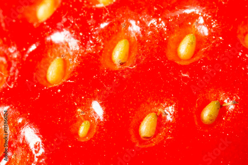 Closeup of a strawberry