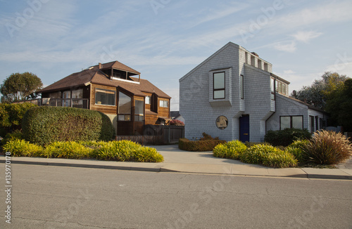 Modern house in Santa Cruz,California.