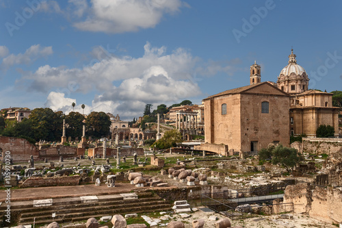 The Roman Forum is a unique place included in the list of the most popular attractions of Italy