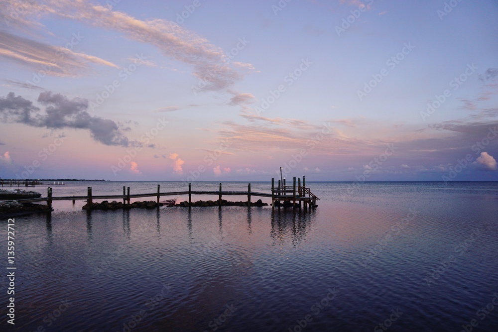 Obraz premium Sonnenuntergang auf den Florida Keys