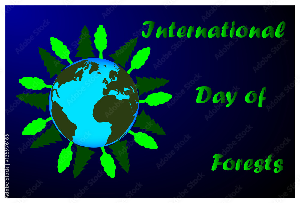 International Day of Forests, Natural background