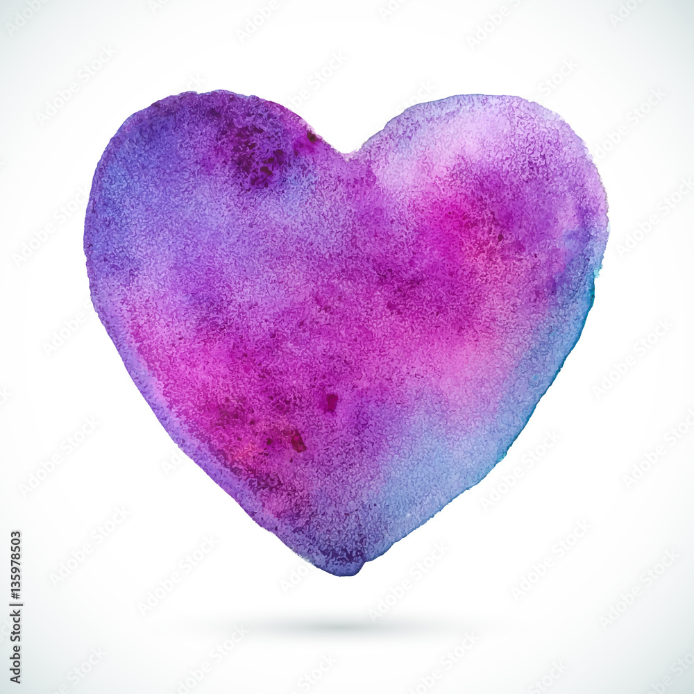 Heart-Violet-Blue Heart-Violet-Blue